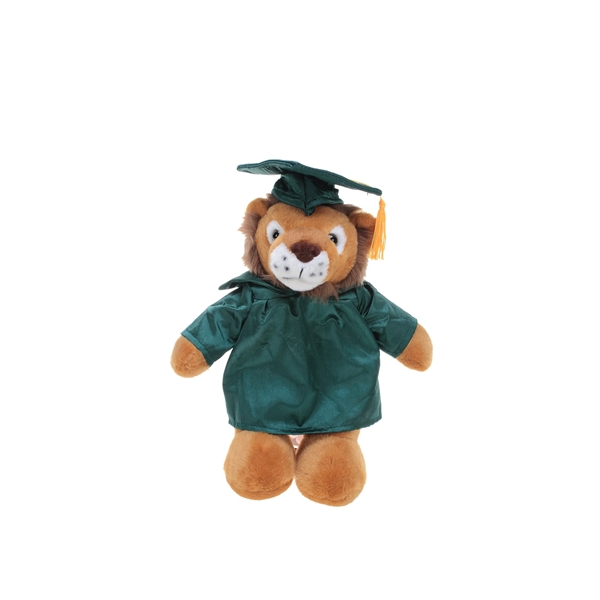 Soft Plush Wild Cats in Graduation Cap & Gown Stuffed Animal - Soft Plush Wild Cats in Graduation Cap & Gown Stuffed Animal - Image 2 of 19