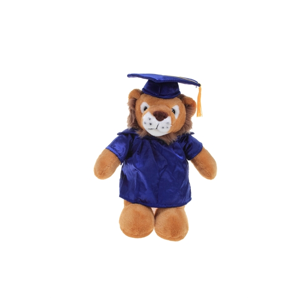 Soft Plush Wild Cats in Graduation Cap & Gown Stuffed Animal - Soft Plush Wild Cats in Graduation Cap & Gown Stuffed Animal - Image 0 of 19