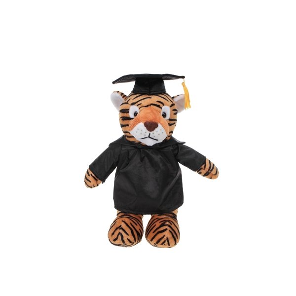 Soft Plush Wild Cats in Graduation Cap & Gown Stuffed Animal - Soft Plush Wild Cats in Graduation Cap & Gown Stuffed Animal - Image 19 of 19