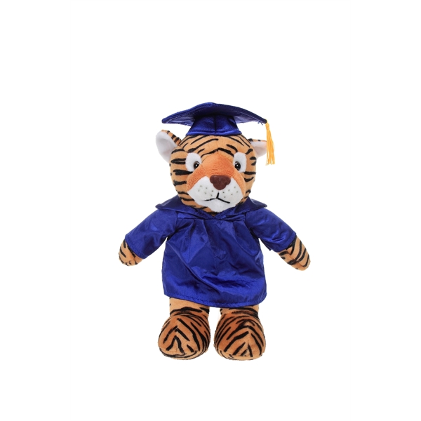 Soft Plush Wild Cats in Graduation Cap & Gown Stuffed Animal - Soft Plush Wild Cats in Graduation Cap & Gown Stuffed Animal - Image 15 of 19