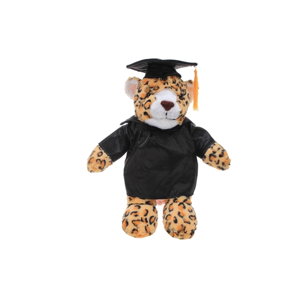 Soft Plush Wild Cats in Graduation Cap & Gown Stuffed Animal - Soft Plush Wild Cats in Graduation Cap & Gown Stuffed Animal - Image 14 of 19