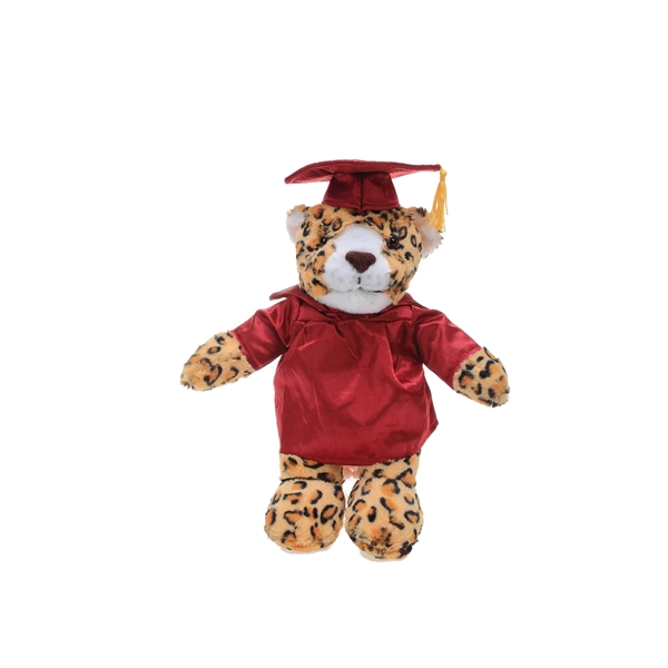 Soft Plush Wild Cats in Graduation Cap & Gown Stuffed Animal - Soft Plush Wild Cats in Graduation Cap & Gown Stuffed Animal - Image 13 of 19