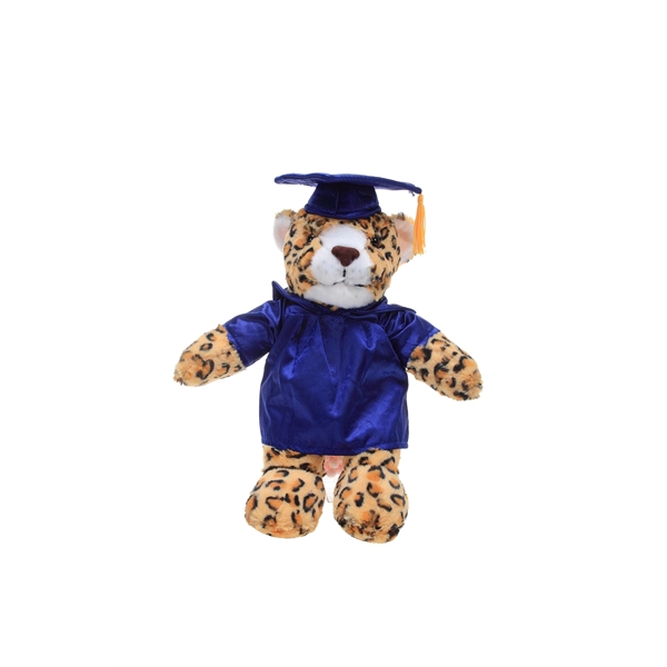 Soft Plush Wild Cats in Graduation Cap & Gown Stuffed Animal - Soft Plush Wild Cats in Graduation Cap & Gown Stuffed Animal - Image 10 of 19