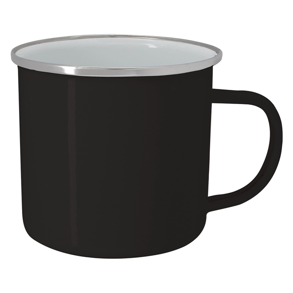 Custom 16 Oz. Enamel Campfire Mug
