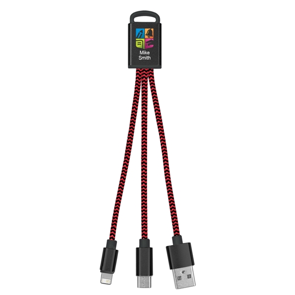 3-In-1 Braided Charging Buddy - 3-In-1 Braided Charging Buddy - Image 32 of 48