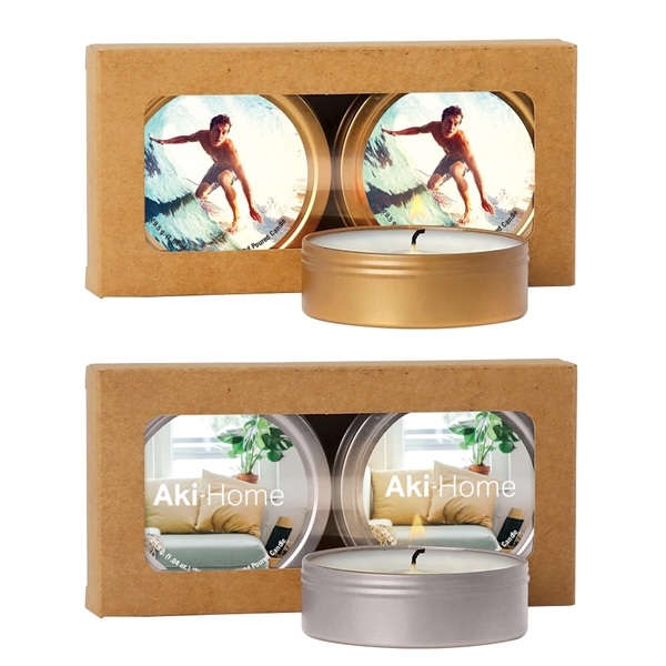 Scented Candle 2-Pack in Kraft Window Box - Scented Candle 2-Pack in Kraft Window Box - Image 0 of 2