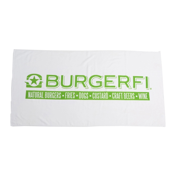 Premium Velour, 28 x 58, 9 lb., Econo-Plus Beach Towel - Premium Velour, 28 x 58, 9 lb., Econo-Plus Beach Towel - Image 1 of 4