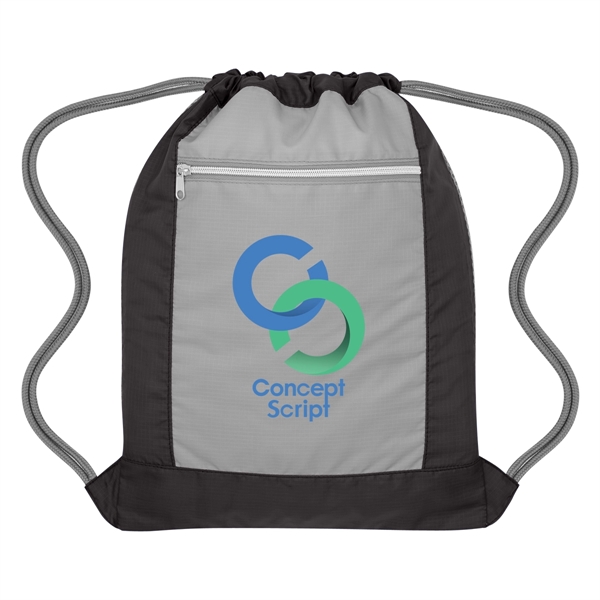 Flip Side Drawstring Sports Bag - Flip Side Drawstring Sports Bag - Image 4 of 16