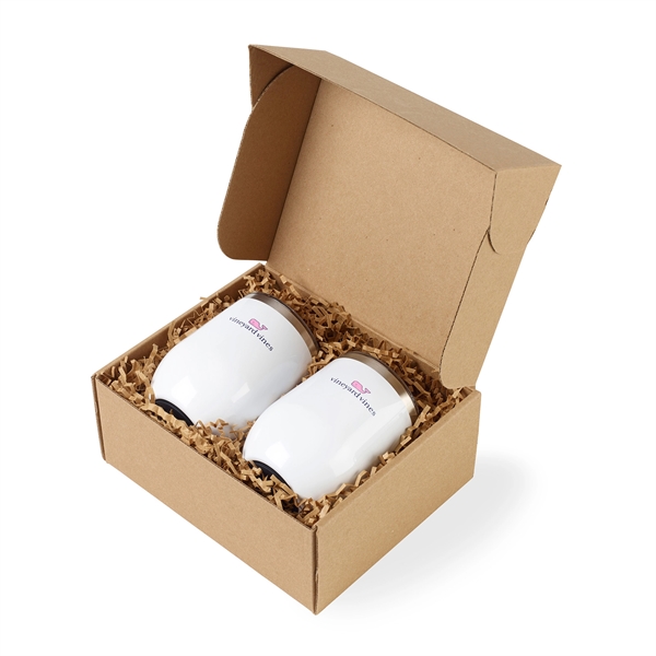 Custom CORKCICLE® Stemless Wine Cup Gift Set
