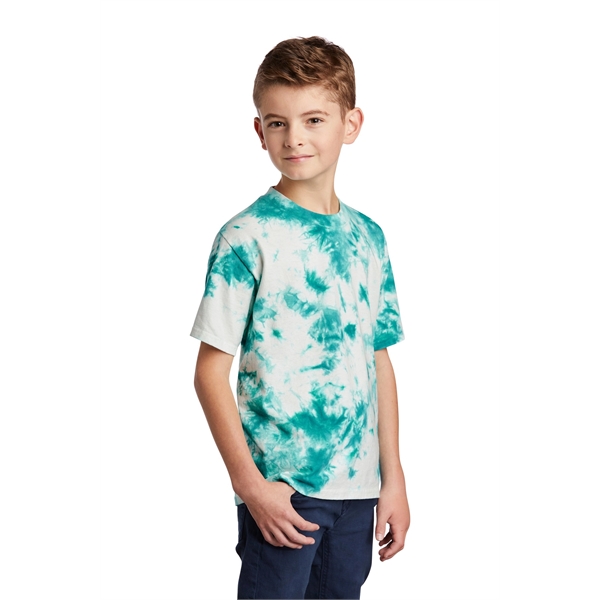 Port & Company Youth Crystal Tie-Dye Tee - Port & Company Youth Crystal Tie-Dye Tee - Image 4 of 45