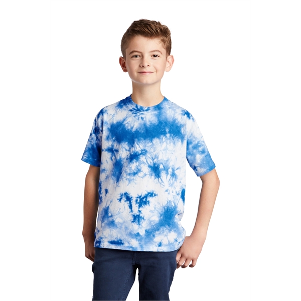 Port & Company Youth Crystal Tie-Dye Tee - Port & Company Youth Crystal Tie-Dye Tee - Image 6 of 45