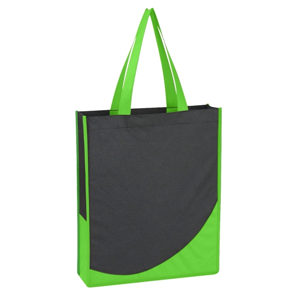 Non-Woven Tote Bag With Accent Trim - Non-Woven Tote Bag With Accent Trim - Image 12 of 16