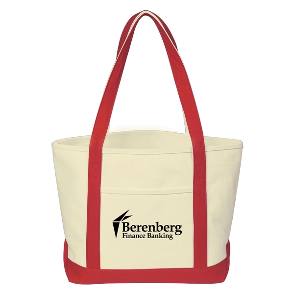 Medium Starboard Cotton Canvas Tote Bag - Medium Starboard Cotton Canvas Tote Bag - Image 27 of 36