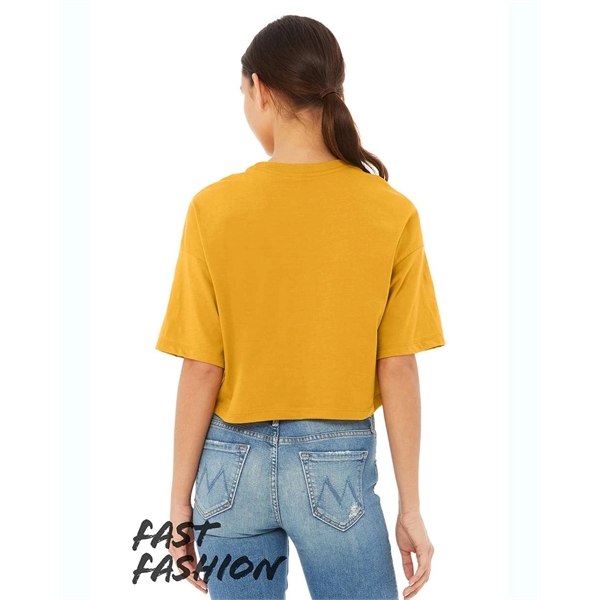 BELLA + CANVAS Women's Jersey Crop Tee - BELLA + CANVAS Women's Jersey Crop Tee - Image 7 of 16