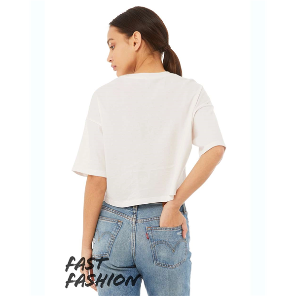 BELLA + CANVAS Women's Jersey Crop Tee - BELLA + CANVAS Women's Jersey Crop Tee - Image 9 of 16