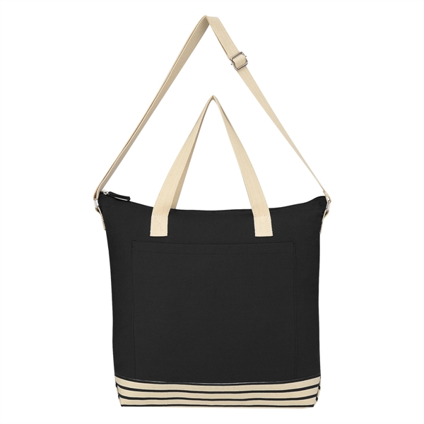 Custom Bottom Line 10 Oz. Recycled Cotton Tote Bag