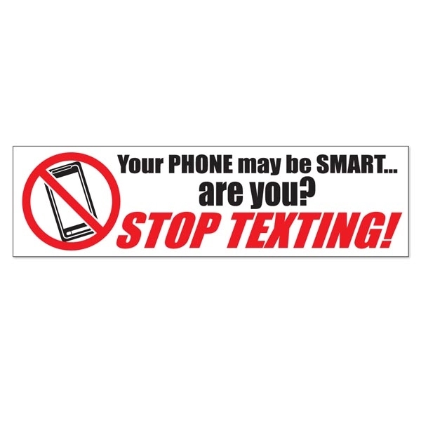 10.75" x 3" Bumper Sticker 4CP
