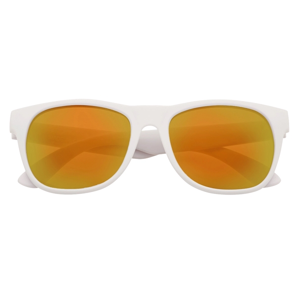 Rubberized Mirrored Sunglasses - Rubberized Mirrored Sunglasses - Image 12 of 17