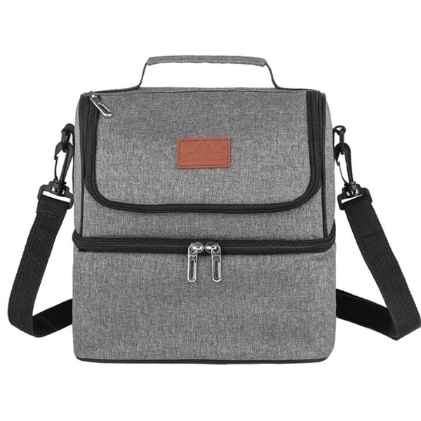 Two Layer Lunch Cooler Tote - Two Layer Lunch Cooler Tote - Image 0 of 4