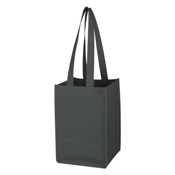 Non-Woven 4 Bottle Wine Tote Bag - Non-Woven 4 Bottle Wine Tote Bag - Image 8 of 13