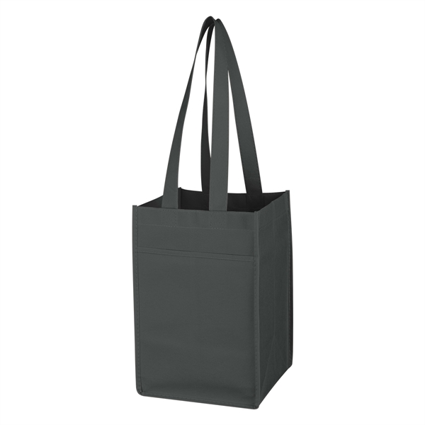 Custom Non-Woven 4 Bottle Wine Tote Bag