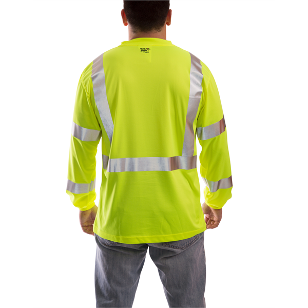Hi-Vis Long Sleeve T-Shirt - Hi-Vis Long Sleeve T-Shirt - Image 1 of 1