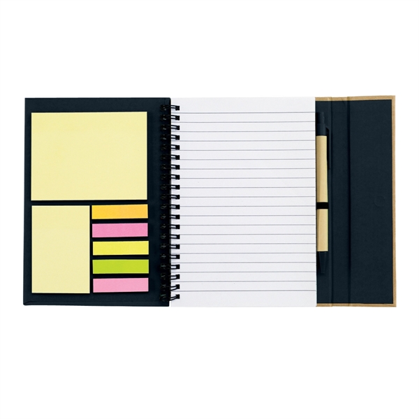 Spiral Notebook With Sticky Notes And Flags - Spiral Notebook With Sticky Notes And Flags - Image 2 of 19