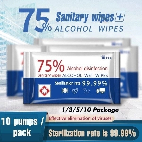 75% Alcohol Wet Wipes - 75% Alcohol Wet Wipes - Image 0 of 3