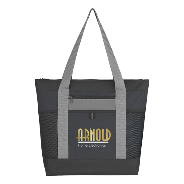 Tri-Color Tote Bag - Tri-Color Tote Bag - Image 0 of 13