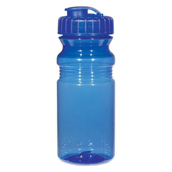 20 Oz. Poly-Clear™ Fitness Bottle With Super Sipper Lid - 20 Oz. Poly-Clear™ Fitness Bottle With Super Sipper Lid - Image 3 of 15