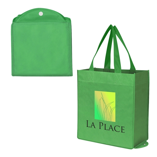 Non-Woven Foldable Shopper Tote Bag - Non-Woven Foldable Shopper Tote Bag - Image 6 of 21