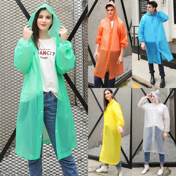 Raincoat Clear Poncho Gown - Raincoat Clear Poncho Gown - Image 0 of 5