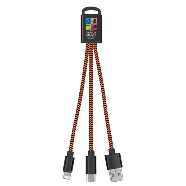 3-In-1 Braided Charging Buddy - 3-In-1 Braided Charging Buddy - Image 20 of 48