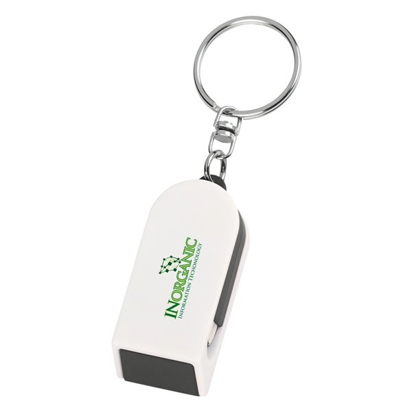 Custom Phone Stand And Screen Cleaner Combo Key Chain