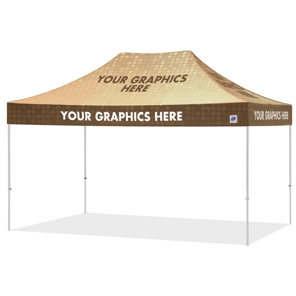 Eclipse™ Pro Shelter, 10' x 15' - Digital Print Steel Frame - Eclipse™ Pro Shelter, 10' x 15' - Digital Print Steel Frame - Image 1 of 5