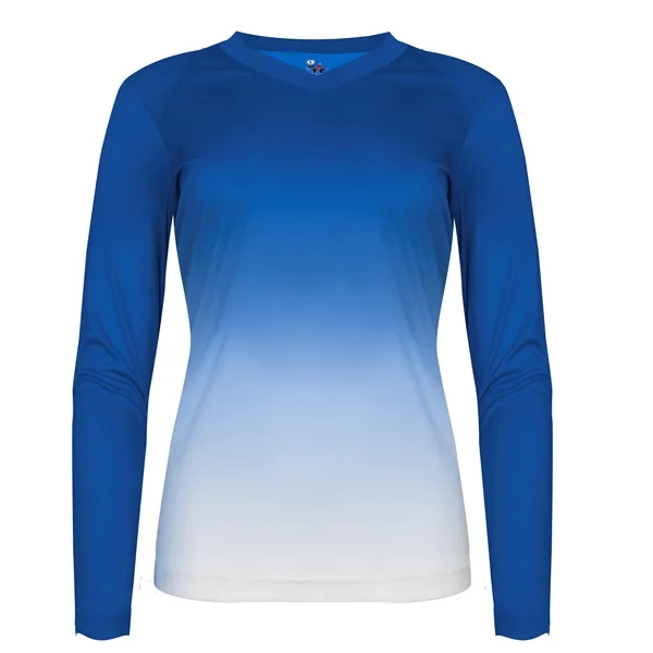 Women's OMBRE Long Sleeve Volleyball Jersey - Women's OMBRE Long Sleeve Volleyball Jersey - Image 4 of 4
