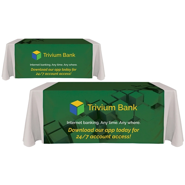 60" x 90" Digitally Printed Table Runners - 60" x 90" Digitally Printed Table Runners - Image 0 of 7