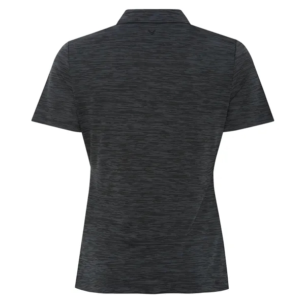 CALLAWAY BROKEN STRIPE TEXTURE LADIES' POLO - CALLAWAY BROKEN STRIPE TEXTURE LADIES' POLO - Image 2 of 4
