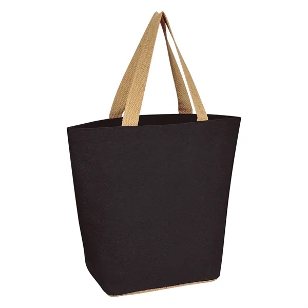 Custom Marketplace Jute Tote Bag