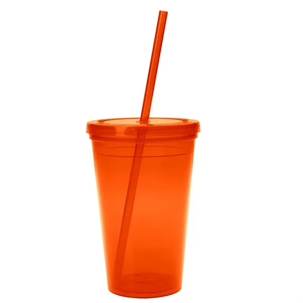 16 Oz. Sunsplash Double Wall Tumbler - 16 Oz. Sunsplash Double Wall Tumbler - Image 15 of 22