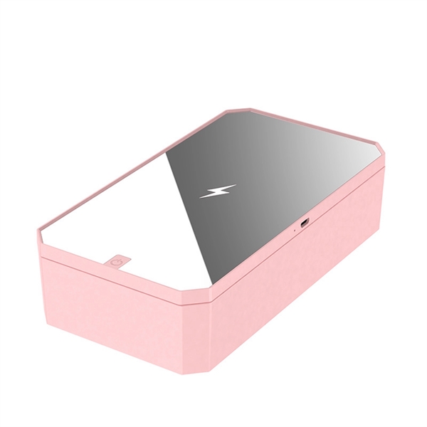 UV Cell Phone Sterilizer Box With Mirror & Wireless Charger - UV Cell Phone Sterilizer Box With Mirror & Wireless Charger - Image 8 of 8