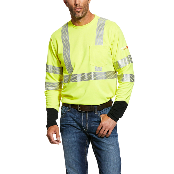 Ariat® FR Hi-Vis Long Sleeve T-Shirt - Ariat® FR Hi-Vis Long Sleeve T-Shirt - Image 0 of 1