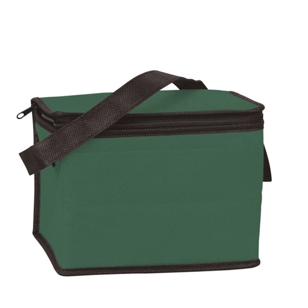Portable 6 Can Pack Insulated Non Woven Cooler Bag - Portable 6 Can Pack Insulated Non Woven Cooler Bag - Image 5 of 9