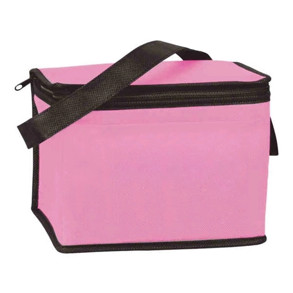 Portable 6 Can Pack Insulated Non Woven Cooler Bag - Portable 6 Can Pack Insulated Non Woven Cooler Bag - Image 7 of 9