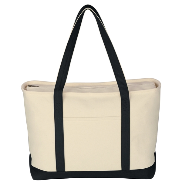 Large Starboard Cotton Canvas Tote Bag