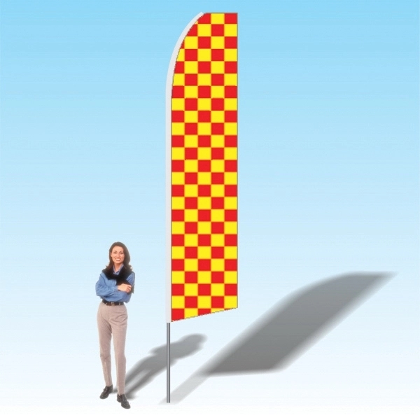 15ft. Advertising Banner Flag - Colors/Patterns - 15ft. Advertising Banner Flag - Colors/Patterns - Image 14 of 17