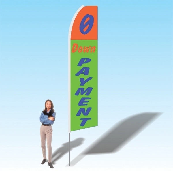 15ft. Advertising Banner Flag - Financial - 15ft. Advertising Banner Flag - Financial - Image 13 of 13