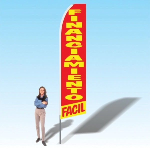 15ft. Advertising Banner Flag - Financial - 15ft. Advertising Banner Flag - Financial - Image 11 of 13
