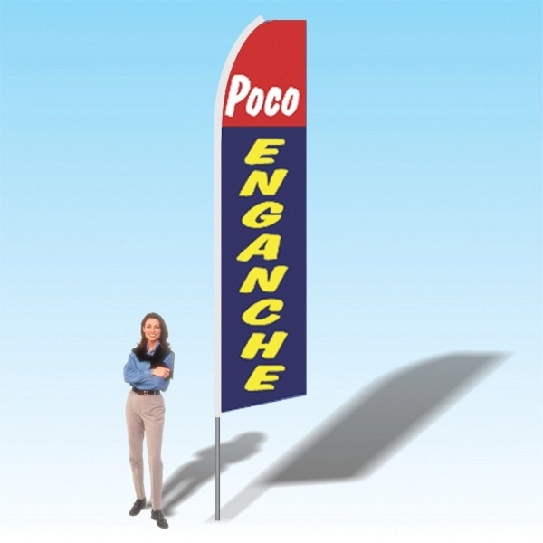 15ft. Advertising Banner Flag - Financial - 15ft. Advertising Banner Flag - Financial - Image 9 of 13