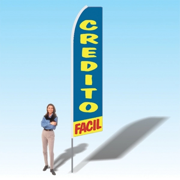 15ft. Advertising Banner Flag - Financial - 15ft. Advertising Banner Flag - Financial - Image 7 of 13